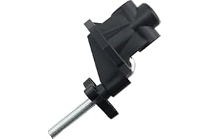 CHENJIN Metal Desk Lamp Mount Stand Swing Arm Drafting Light Clamp Holder Bracket Clip, Black