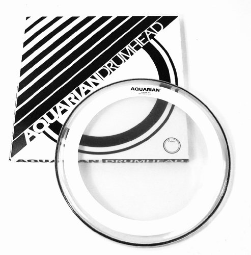 Aquarian Drumheads MRS2-10 Super-2 Clear with Studio-X Ring 10-inch Tom Tom Drum Head