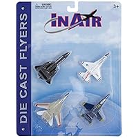 InAir Die Cast Modern Jet Fighter 4 Piece Set