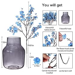 Momkids 8Pcs Artificial Flowers Babys Breath Flower