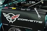 Chevrolet Corvette C5 Logo Black Grip Fender Cover