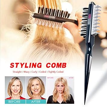 Volumia Style Comb Instant Hair Volumizer Comb Shark Back