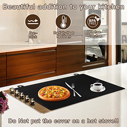 Glass Stove Top Cover,28.5x20.5 Inch Stove Top Covers For Electric