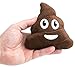 4E's Novelty Emoji Poop Pillow Party Favors for 12-12 Small Emoji Pillows (5 inch) and 1 Emoji Poop Plush hat and 1 Pack of 12 Emoji Stickers