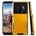 Galaxy S9 Plus Wallet Case :: VRS :: Full Body Protective Armor :: Hybrid Card Slot Holder :: ID Credit Card Travel Wallet Samsung Galaxy S9 Plus (Damda Folder - Yellow)