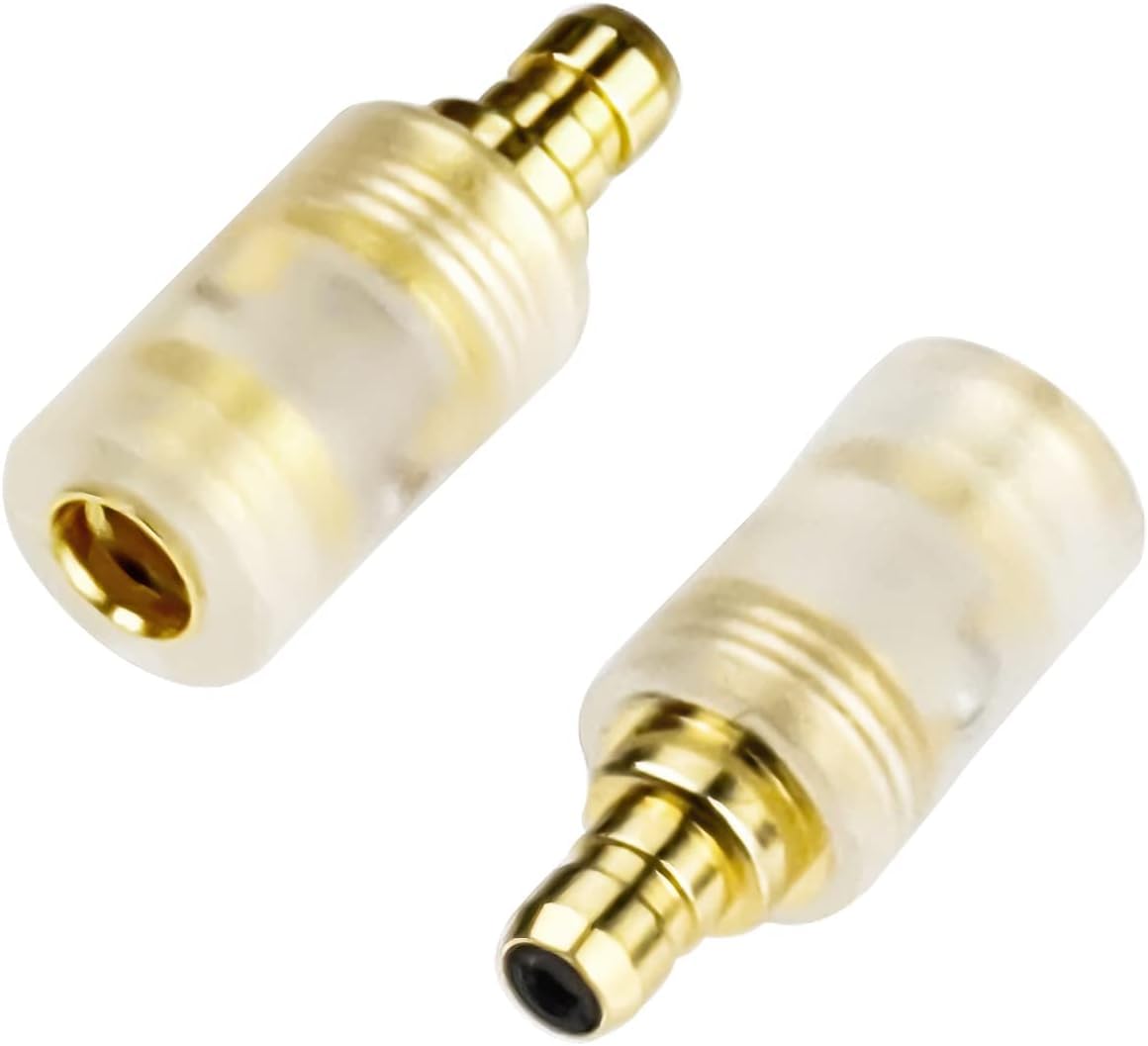 okcsc Adapters for Sennheiser IE100/IE400/IE500 Pro Earbuds Male to mmcx Cable Female Compatible for IE100 wireless Lossless Sound Quality for Earbuds One Pair of Headphone Converter Transparent