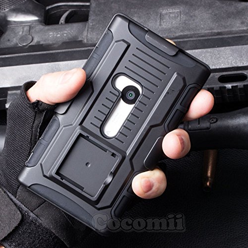 Nokia Lumia 920 Case, Cocomii [HEAVY DUTY] Robot Case :::NEW::: [ULTRA FUTURE ARMOR] Premium Belt Clip Holster Kickstand Bumper [MILITARY DEFENDER] Full-body Rugged Dual Layer Cover (Black)