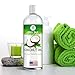 Fractionated Coconut Oil - Pure USA Expeller Cold Pressed & Hexane Free - Best Therapeutic Grade Carrier Oil for Essential Oils Aromatherapy & Massage - Food Grade MCT - 12 Ellie's Recipes (16 oz)