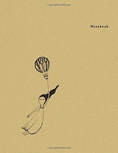 Notebook: Windy Girl - Minimal Design Unlined Notebook - Large (8.5 x 11 inches) - 110 Pages (notebooks and journals 8.5 x 11, notebooks for ... notebook) (Minimal Design Notebooks)