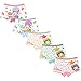 Andilier Toddler Baby Underwear Little Girl's 3-7T Modal Assorted Cartoon Boyshorts Panties 5-pack Size Small