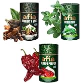 Afia Fusion Holiday Flavors - Mediterranean Spice Gift Set &ndash; Baharat, Dried Mint &amp; Aleppo Pepper Flakes