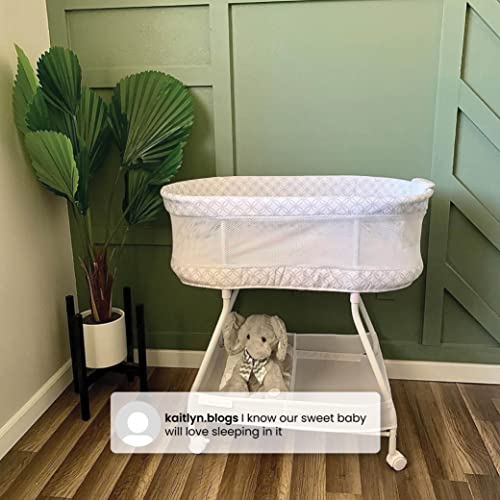 Delta Children Sweet Dreams with Airflow Mesh Bedside Portable