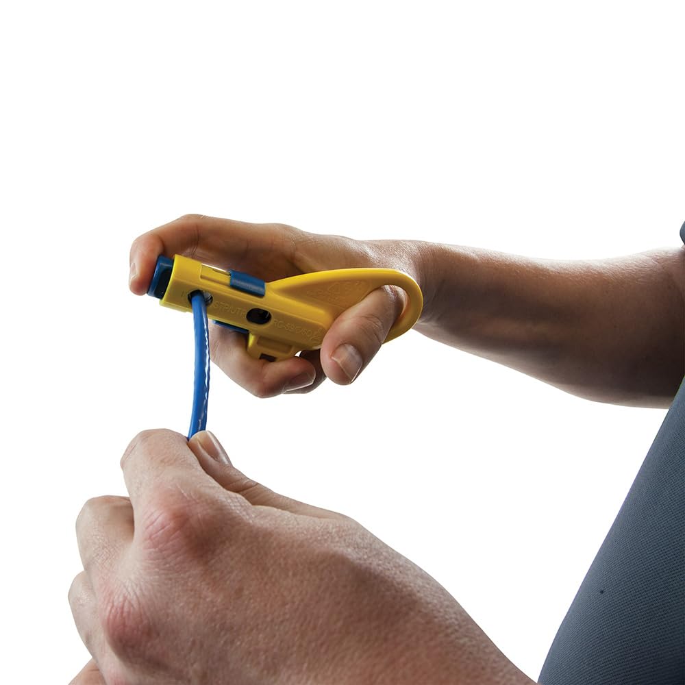 KLEIN TOOLS VDV110-295 Data and Coaxial Cable Combination Radial Stripper