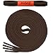 Miscly 3 Pairs Flat Waxed Cotton Boot Laces Shoelaces 1/4″ Wide