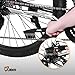 JBM Bike Chain Cleaner Bicycle Chain Cleaning Brush Tool (3 Pieces) Make Bicycle Chain Maintenance Easy Chain Brush Cleaner is Multi-purpose for Cycling Bikes Road Bikes Mountain Bikes MTB