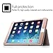 Fintie iPad Air 2 Case - Slim Fit Leather Folio Case with Smart Cover Auto Sleep / Wake Feature for Apple iPad Air 2 2014 Model, Rose Gold