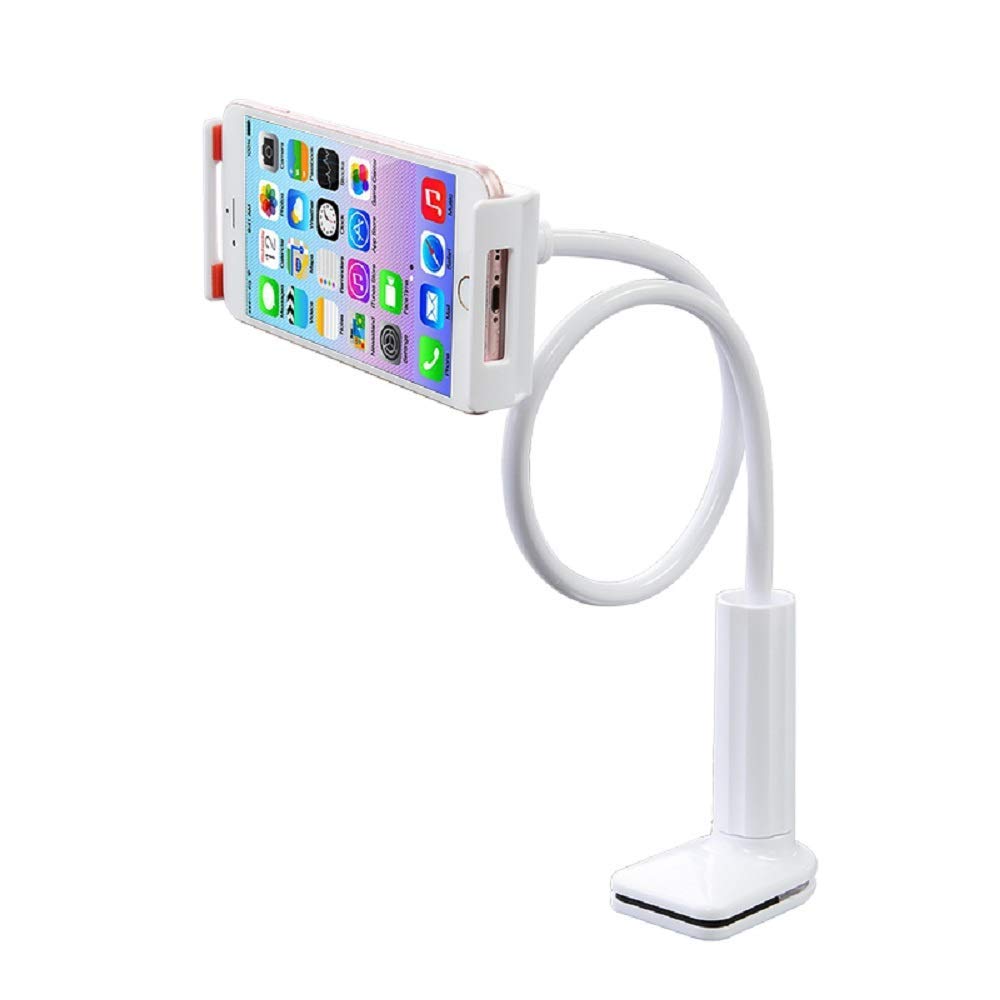 ZGJT Gooseneck Cell Phone Holder,Universal Phone tablet Holder, 360 Flexible lazy bracket,fit 4.3-7inches mini iPad iPhone Series/HUAWEI/Samsung Galaxy Tablets and more.