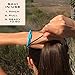 Silicone Sportswear Hair Tie Bracelet Ponytail Holder (Medium Foxy Teal)