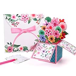 Giiffu 3D Bouquet Pop Up Card, Mothers Day