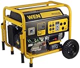 WEN 56877, 7000 Running Watts/9000 Starting Watts, Gas Powered Portable Generator