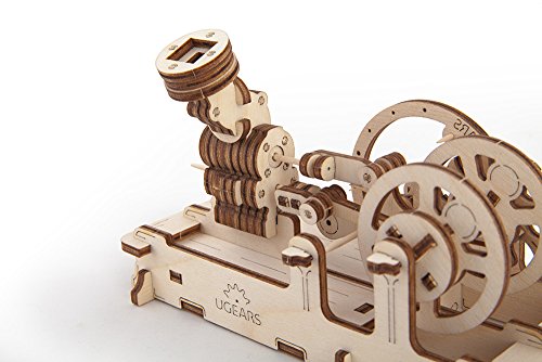 Engine - Unique Glue Free Eco Friendly Wooden Mechanical Self Assembly Moving Kit