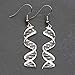 Boutique Academia DNA Earrings - Science Jewelry Gift - Anatomically Correct DNA Spirals with Major & Minor Grooves and Base Pairing