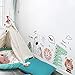 DKTIE Cute Animal Wall Stickers Decals for Kids Room Bedroom Baby Room Wall Decor Sticker ，Two Pieces Combination 4060cm/15.723.6inch