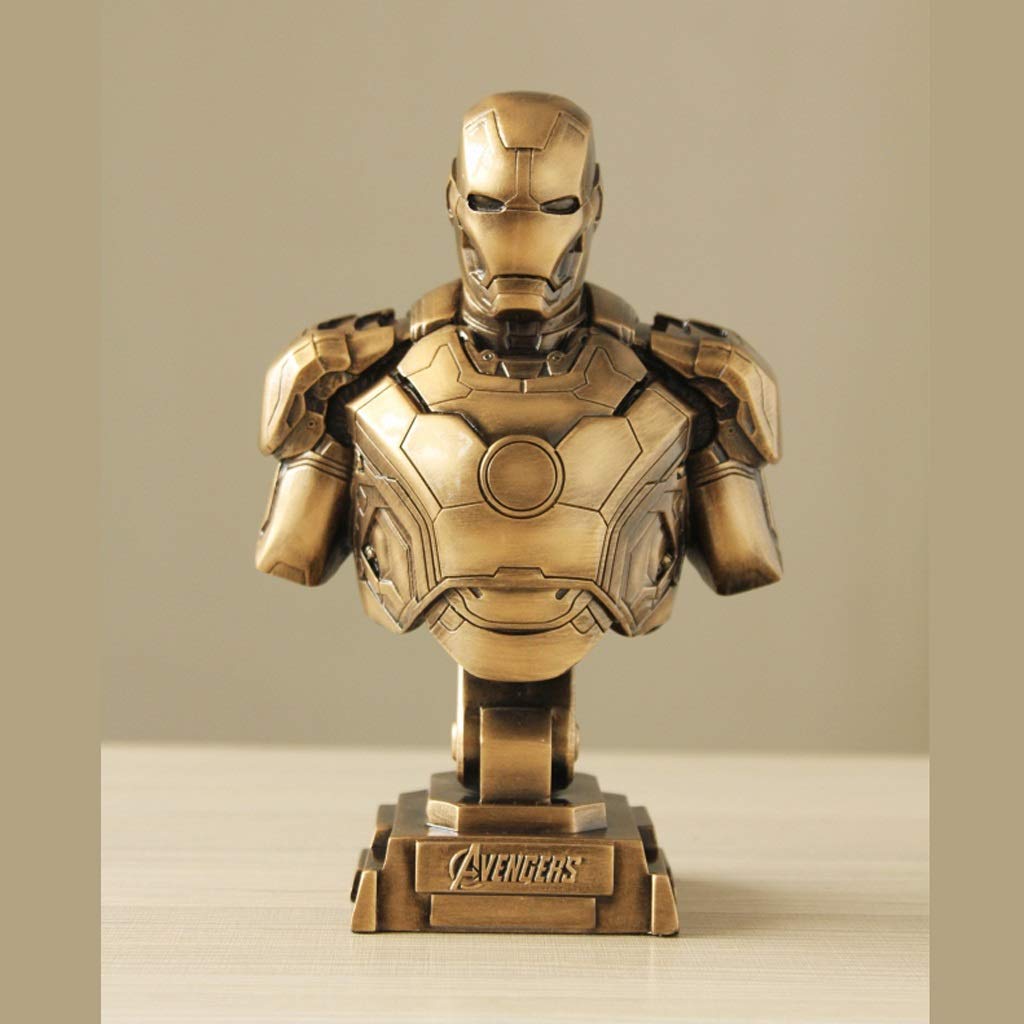 Buy Yuanyuanliu Iron Man Bust Model Statue Anime Decoration/Anime Toy