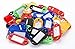 Barska Multi-Purpose Key Tags with Write-On Labels & Ring Holders - 50 Colored Tags