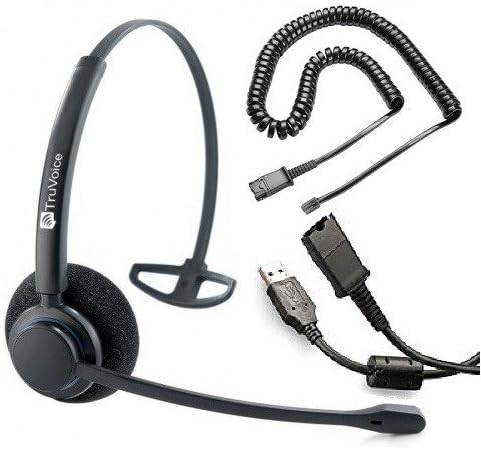 Professional Single Ear Noise Canceling microphone Call Center / Office Headset With U10 and USB Cable For Cisco 7931, 7940, 7960, 7961, 7962, 7970, 7971, 7975 or into PC or Softphone VIA USB Cable