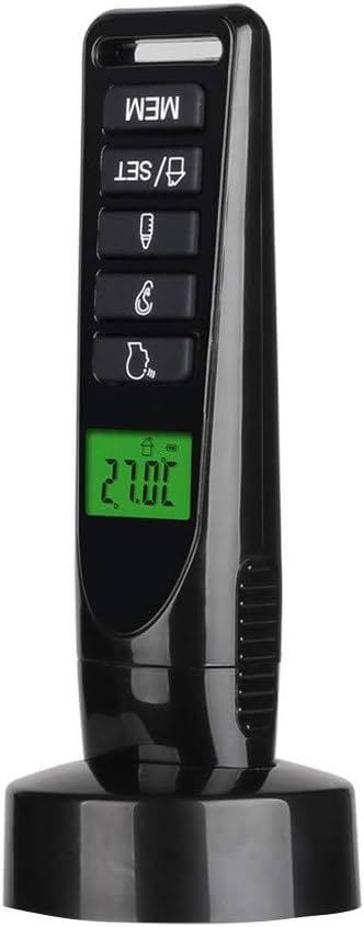 HTHJSCO LCD Display Thermometer Medical Digital Ear and Forehead Thermometer with Memory Function Non-Contact Compact Temperature Tester