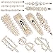 12 Pack Pearl Hair Clips Elegant Hair Barrettes Hair Pins Decorative Hairpins Bridal Girl Women Lady Hair Accessories for Wedding, Party and Daily Wearing