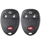 ECCPP Replacement fit for Keyless Entry Remote Fob Chevy GMC Saturn Pontiac Torrent Cadillac Escalade Buick Enclave Suzuki XL-7 Series OUC60270 OUC60221 M3N5WY8109 (Pack of 2)