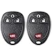 ECCPP Replacement fit for Keyless Entry Remote Fob Chevy GMC Pontiac Cadillac Buick Saturn Suzuki Series M3N5WY8109 (Pack of 2)