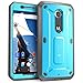 Nexus 6 Case, SUPCASE [Heavy Duty] Belt Clip Holster Case for Google Nexus 6[Unicorn Beetle PRO Series] Full-body Hybrid Protective Cover with Screen Protector (Blue/Black),Fit Motorola Nexus 6