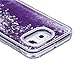 Urberry Galaxy S7 Case, Floating Bling Glitter Sparkle Case for Samsung Galaxy S7 with a Screen Protector (Purple)