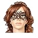 EMILYSTORES Tattoo Lace Costume Halloween Venetian Party Masquerade Mask For Women Cosplay Show 1PC