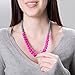 Silicone Teething Necklace for Mom, Unique, For Chewing and Also Used as a Nursing Necklace while Breastfeeding, Provides Soothing Relief & Acts as a Sensory Toy (Giraffe & Ring Alternative) – Pink