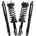 Prime Choice Auto Parts CST100290KS1011280 2 Front Struct Assemblies and 2 Rear Shocks