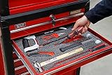 Sealey Easy Peel Shadow Foam Tool Tray Liner 50mm Red/Black Pack of 3 SFPK50R view 10
