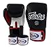 Fairtex Muay Thai Boxing Gloves BGV1 Black White Red Size : 10 12 14 16 oz Training & Sparring All Purpose Gloves for Kick Boxing MMA K1 (Black/White/Red, 14 oz)