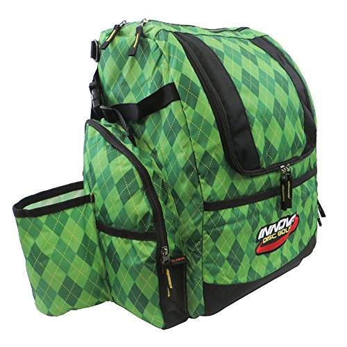 Innova HeroPack Backpack Disc Golf Bag (Green Argyle)