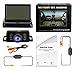 TVIRD Backup Camera and Monitor Wireless Car Rear View System Night Vision IR Reversing Rear View Camera +Foldable 4.3'' Color HD LCD Monitor Parking