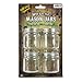 Wee Little Mason Jars with Lids – For Food, Drinks, and Decoration – Clear Glass, No Markings – 100% Crack-Free Guarantee – Dishwasher Safe – 2.5 Ounces – 4-Pack