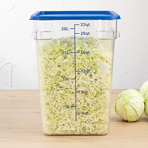 Restaurantware LID ONLY Met Lux Food Storage Container Lid, 1 Square