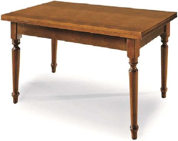 Giò Luxury Tisch mit 2 Verlängerungen von 40 cm, Stil Klassisch, aus