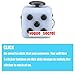 Generic Fidget Cube Relieve Stress Anxiety and Boredom White Black Color