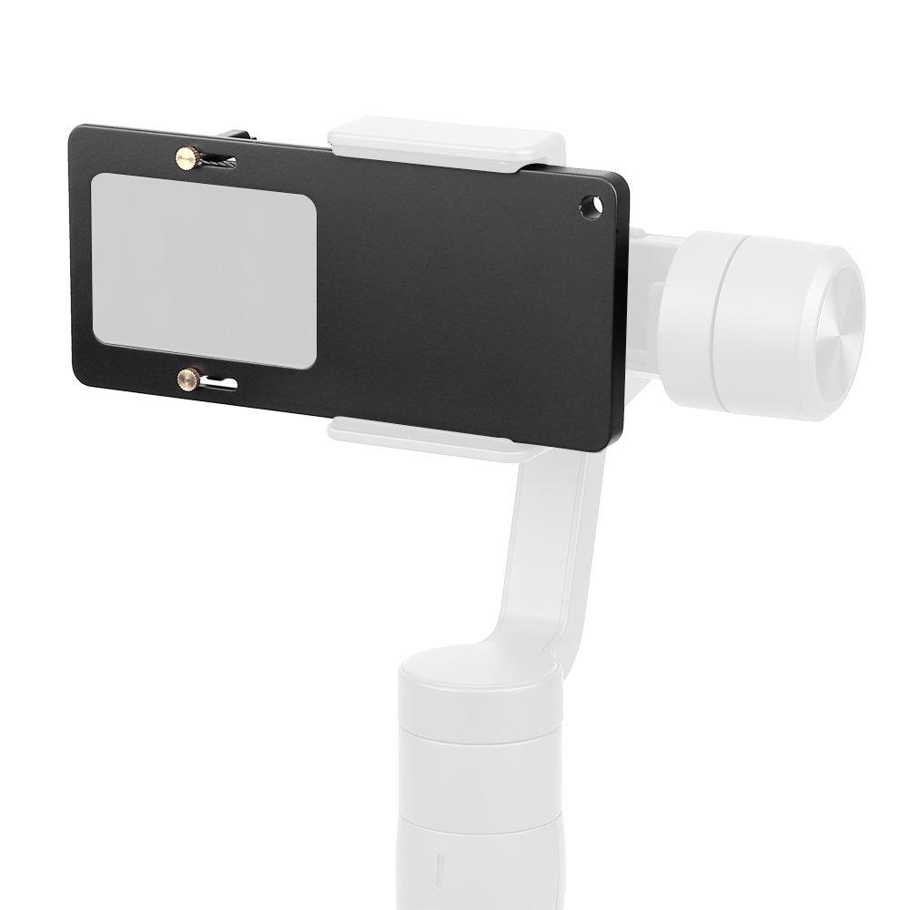 Mbuynow Placa de Montaje del interruptor Adaptador para Acción Cámara GoPro Hero 5 4 3+ YI, XiaoMi, SJCAM,DJI OSMO Y Estabilizador Móvil Feiyu Zhiyun Smooth Accesorios de Mano