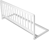 Safetots Narrow Wooden Bed Guard White 90cm x 38cm Pre-Assembled