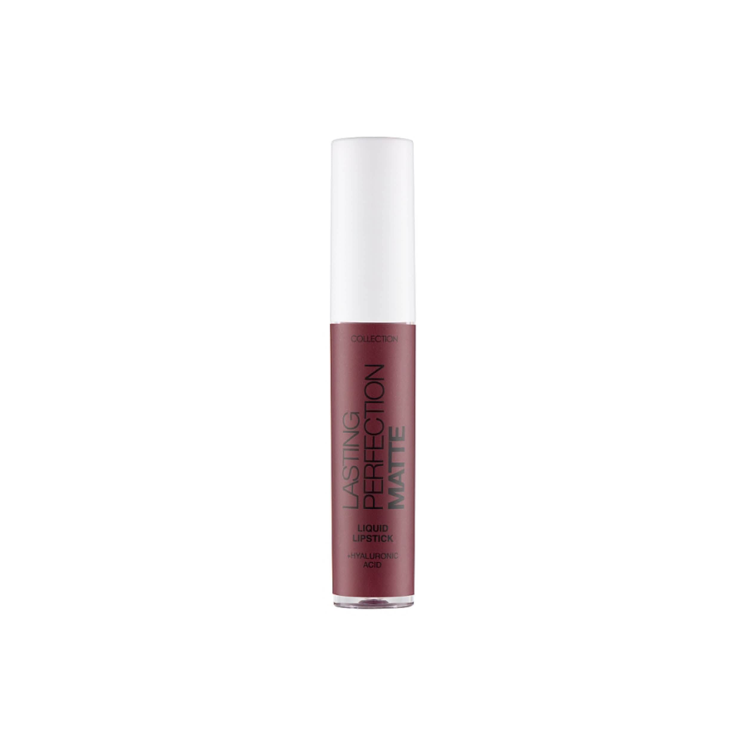 Collection Cosmetics Lasting Perfection Matte Liquid Lipstick, Moisturising, Transfer-Proof, 3.5ml, Ego-centric